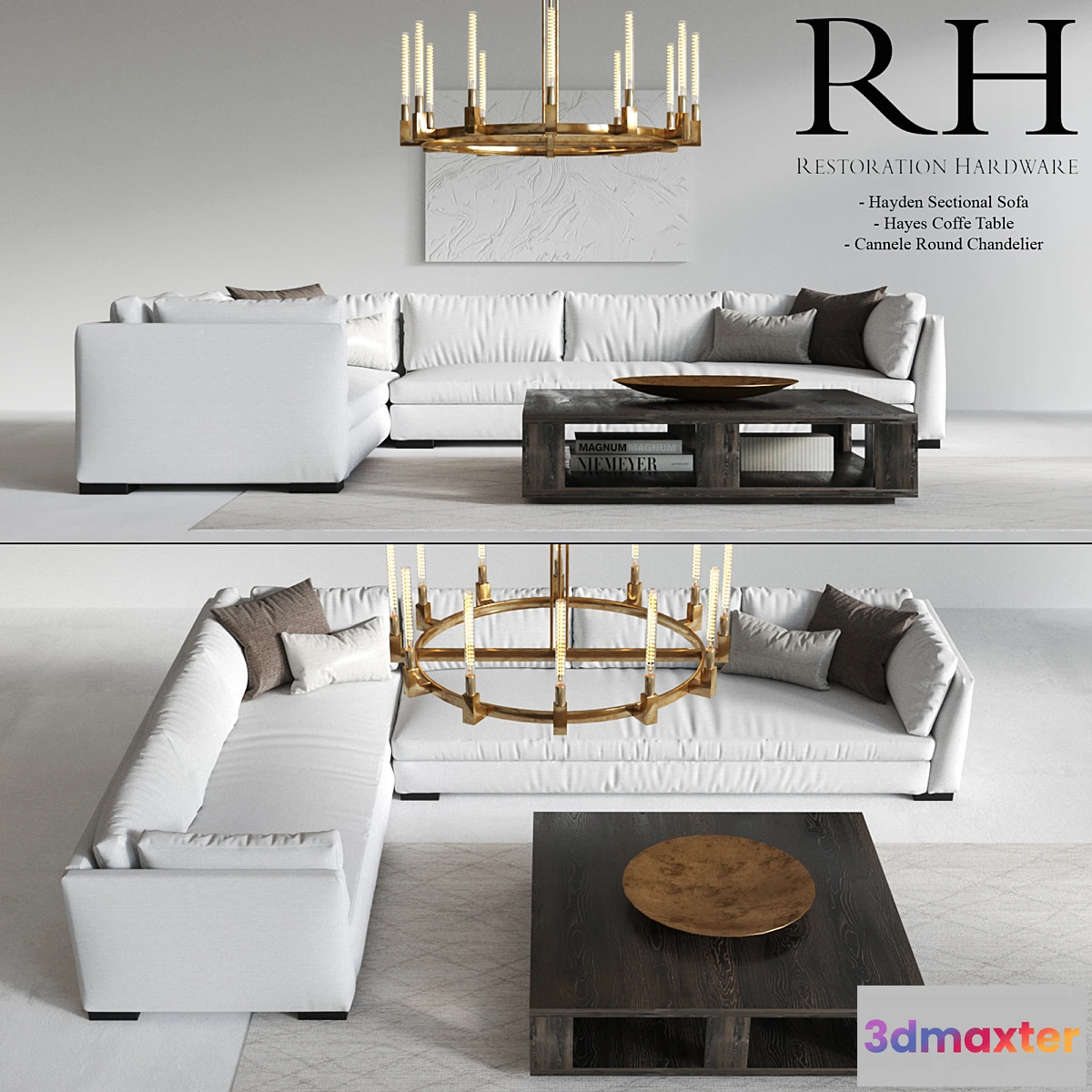 1458402 - Restoration Hardware Modern 3D Max