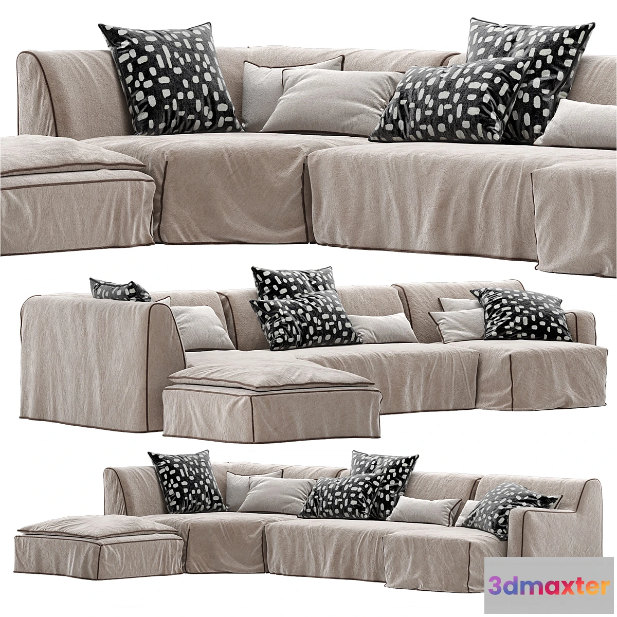 1458742 - Gervasoni Sofa More 3D Max