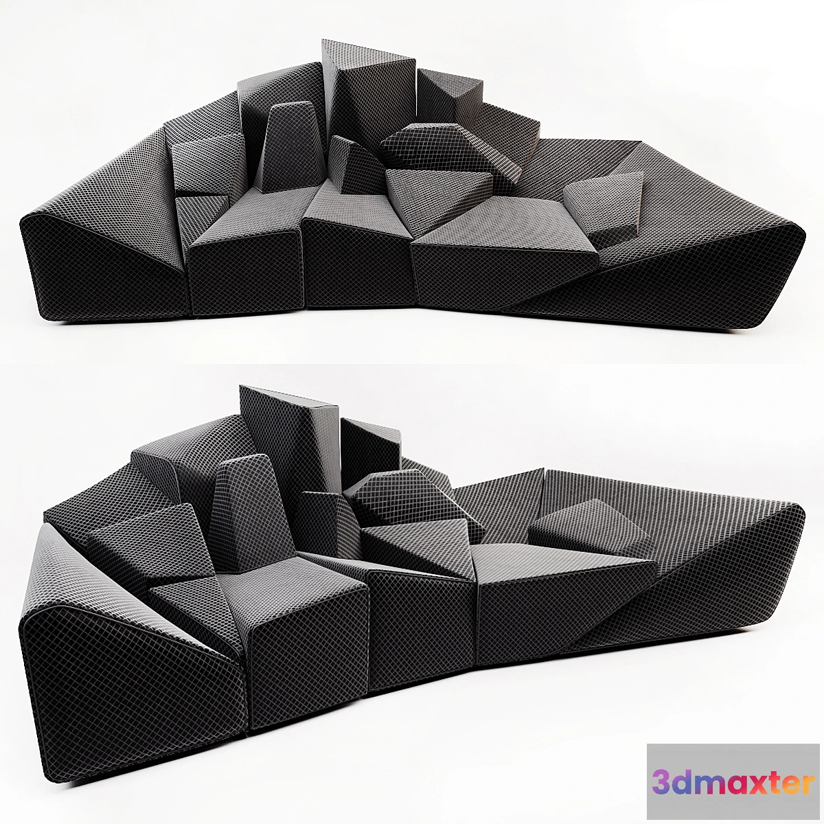 1459936 - Just One Piece Stealth Sofa 3D Max