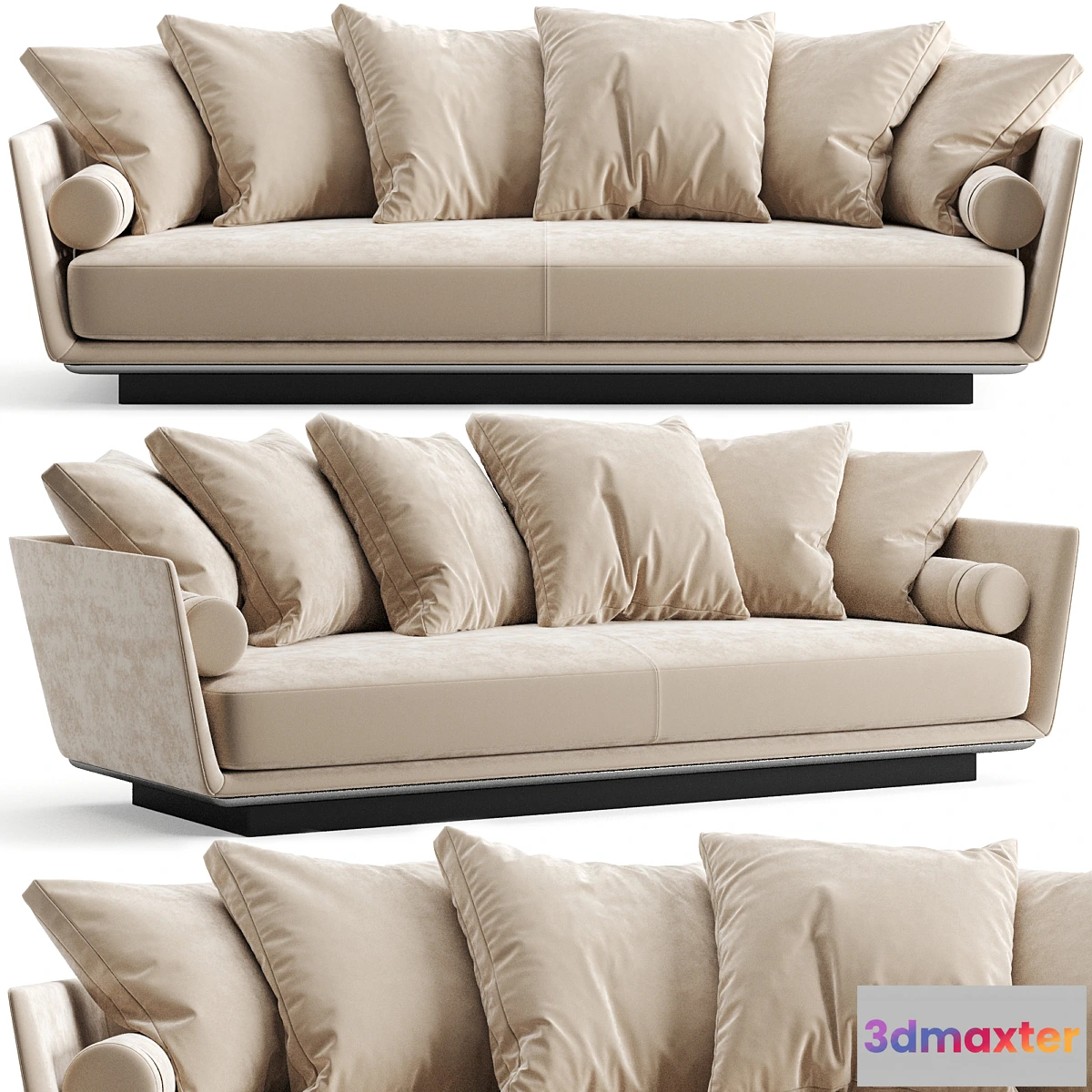 1460384 - B & b Italia Noonu Sofa 3D Max