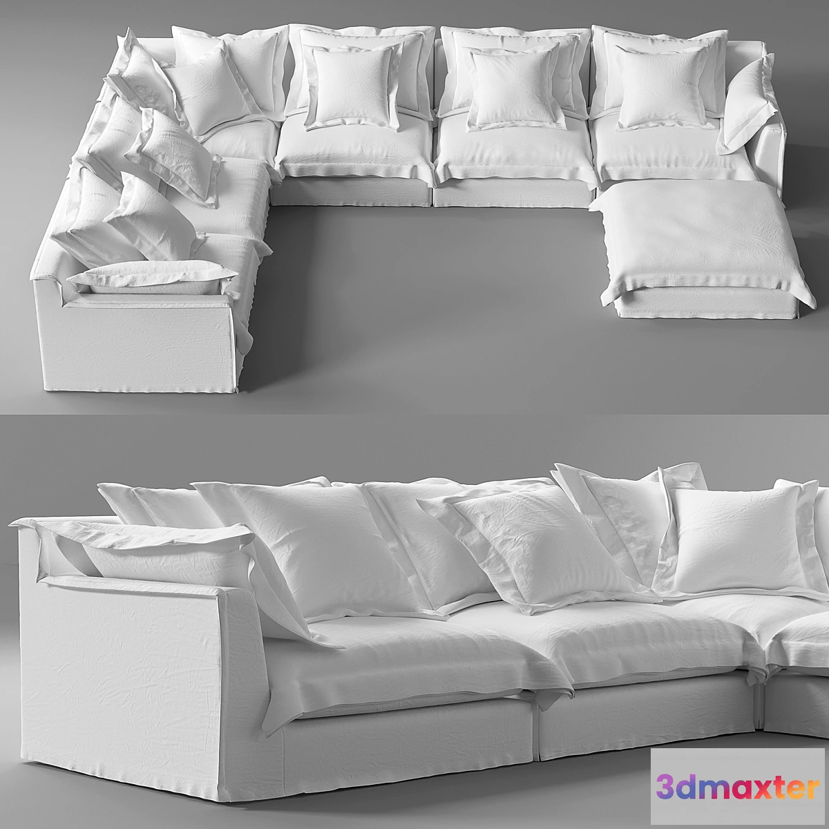 1460634 - RH Sofa Navone modular 3D Max