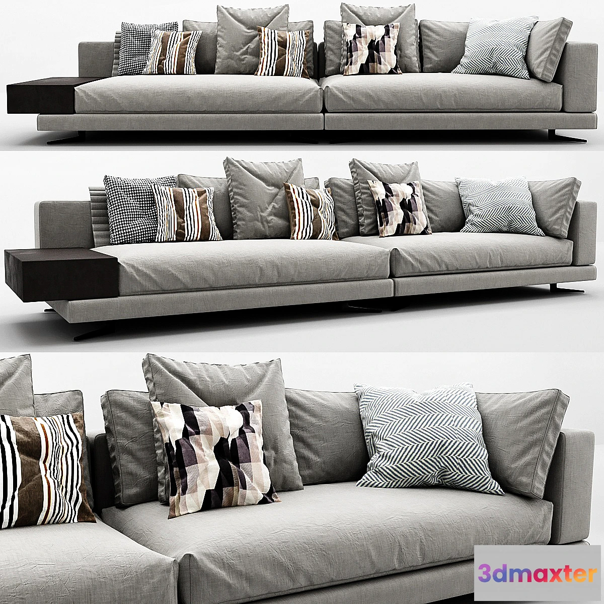 1460814 - Minotti White Arrangement 05 3D Max