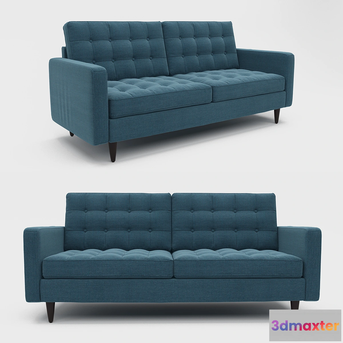 1461014 - Empress Upholstered Sofa in Azure 3D Max