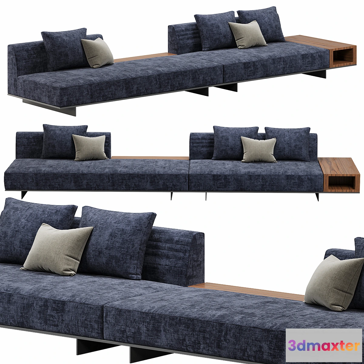1461100 - Minotti roger sofa 3D Max