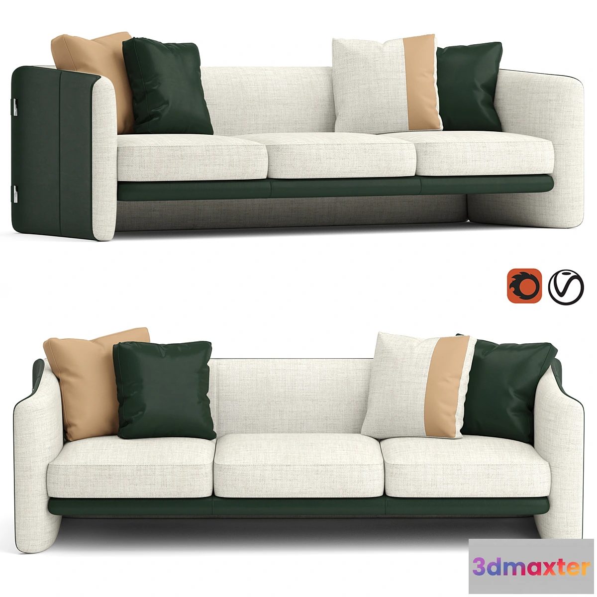 1461110 - Turri blossom sofa 3D Max