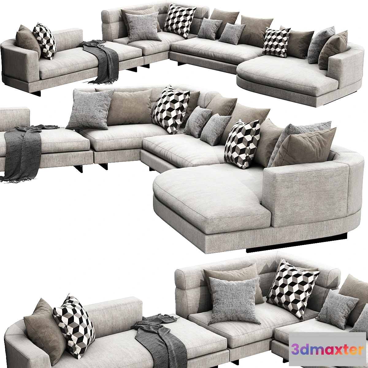 1461260 - Minotti Alexander Arrangement 05 3D Max