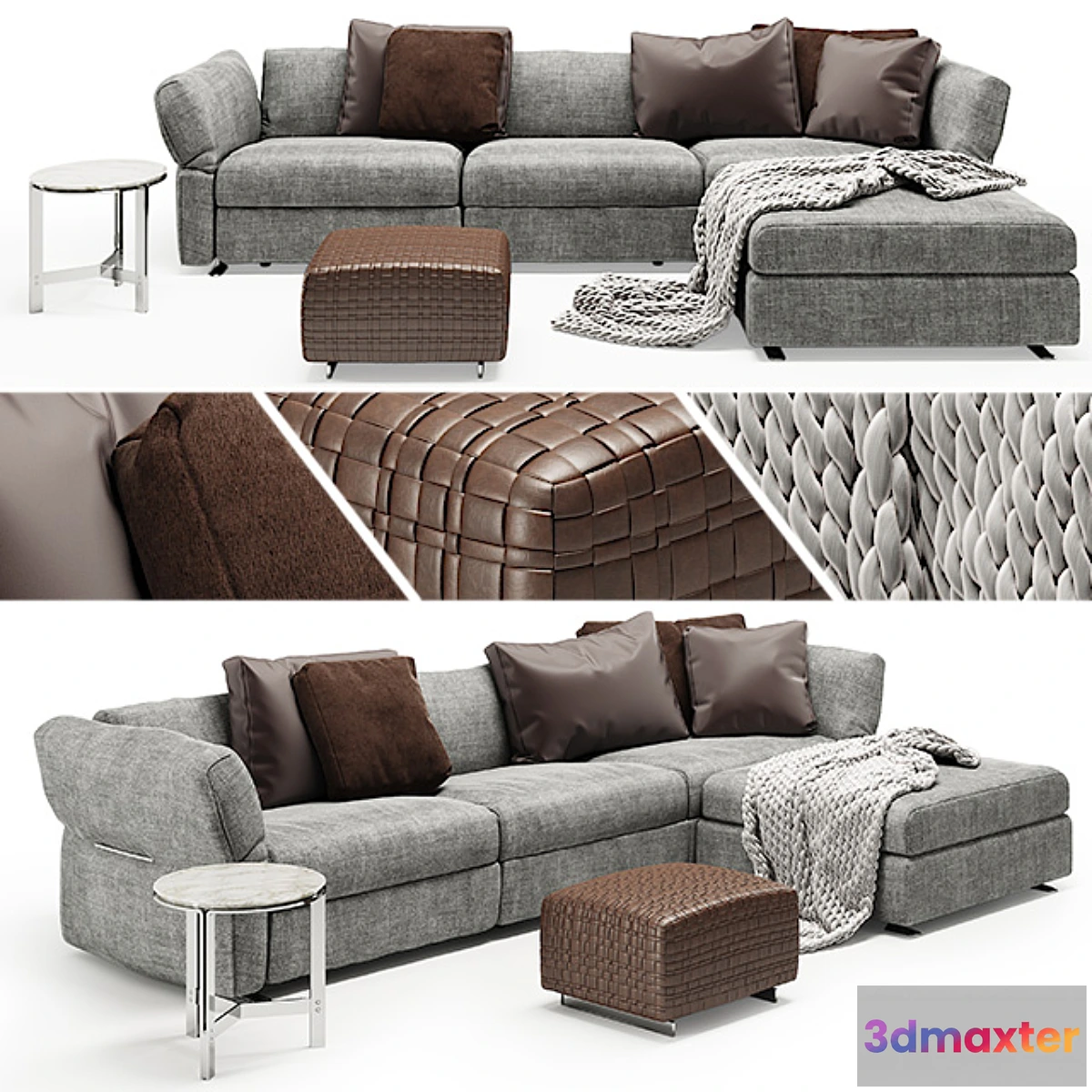 1461460 - FLEXFORM NEWBRIDGE + BANGKOK + CLARKE 3D Max