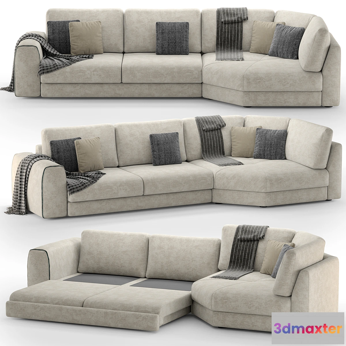 1461694 - Corner sofa Aleppo Mebelroom 3D Max