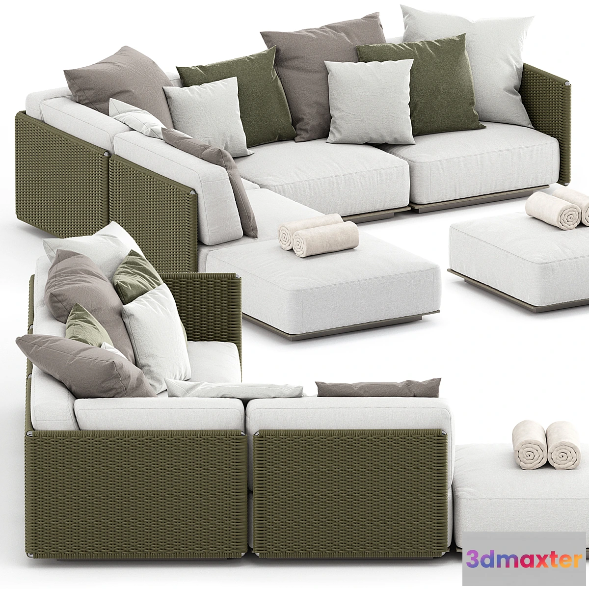 1461772 - EDDY OUTDOOR SOFA 2 by FLEXFORM 3D Max