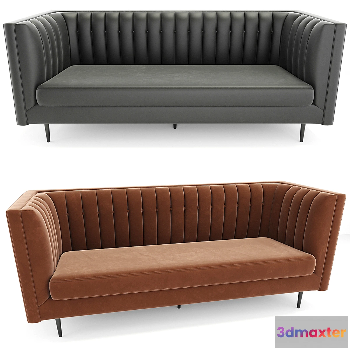 1461854 - Liang & Eimil Harper Sofa Velvet 3D Max
