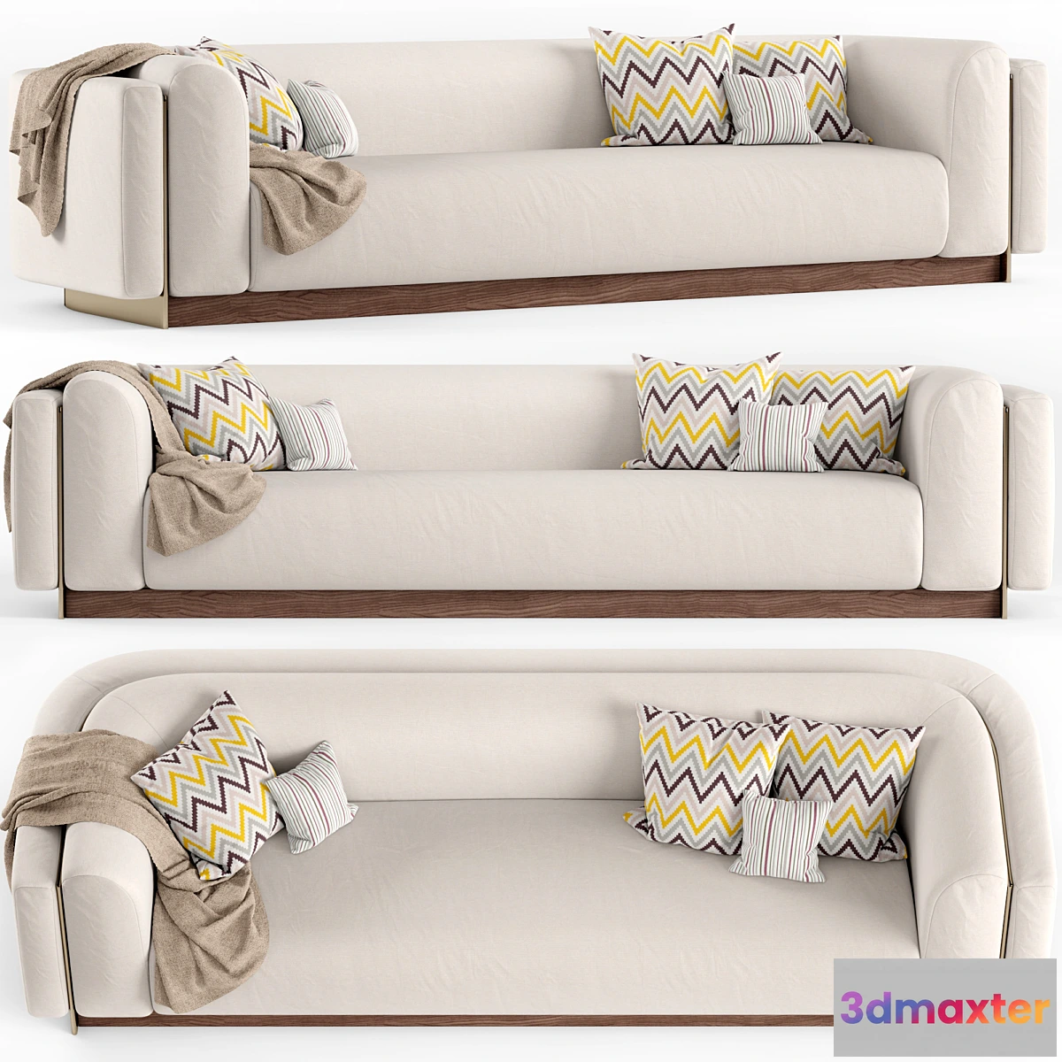 1461962 - Sofa Laskasas Wellington 3D Max