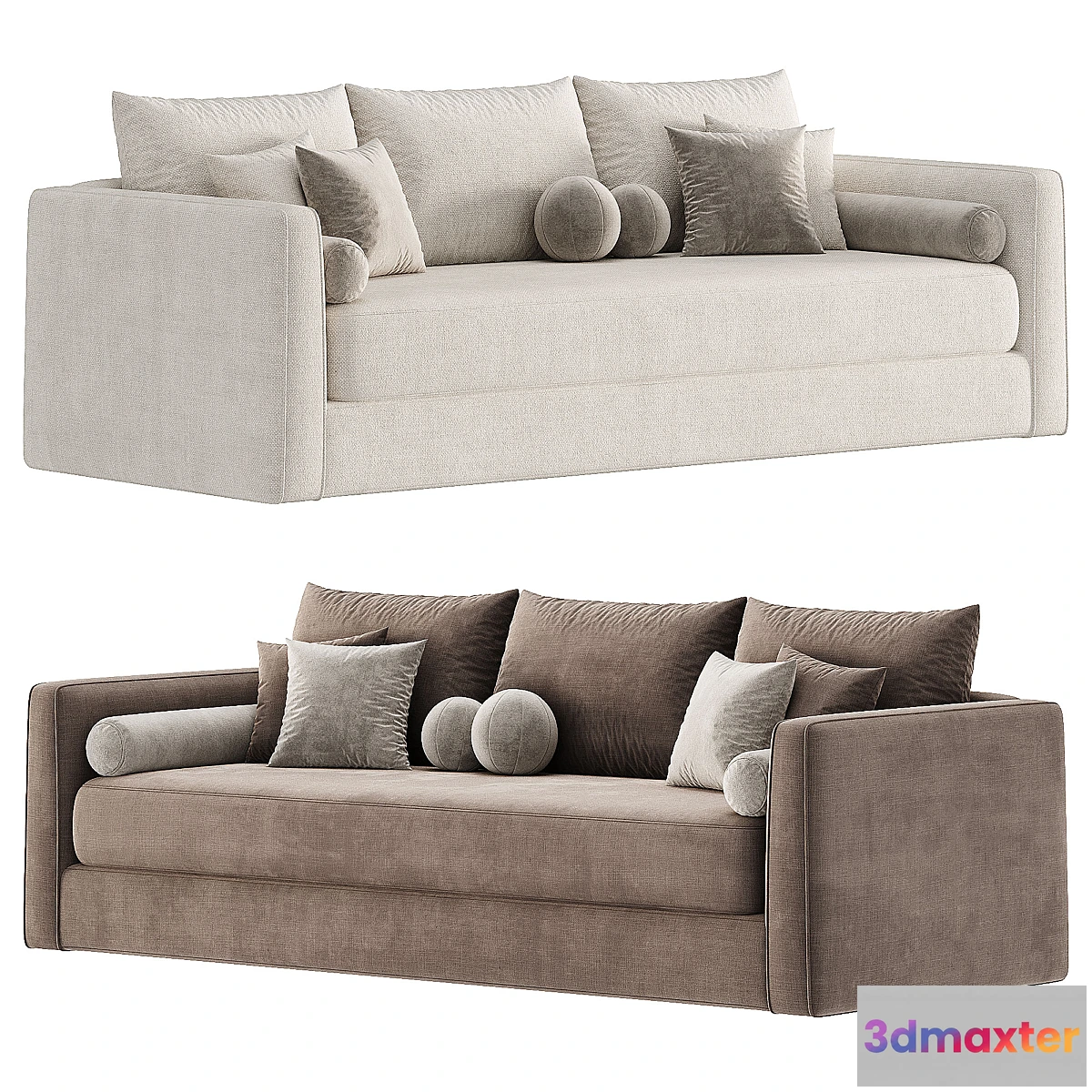 1462142 - Aris Grande Deep Track Arm Sofa 3D Max