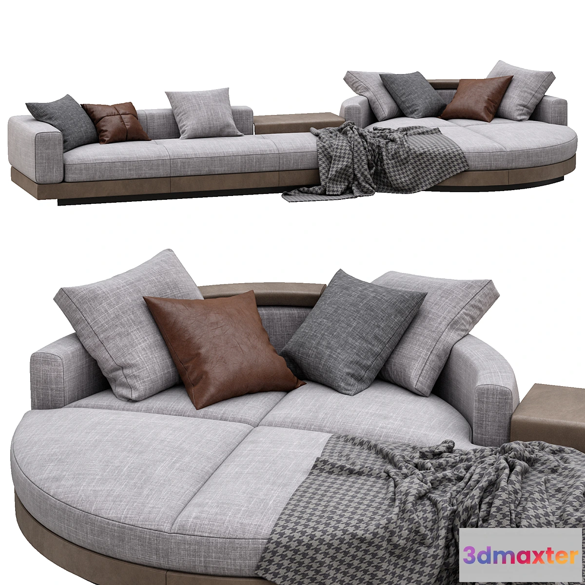 1462456 - Sofa connery by minotti 3D Max