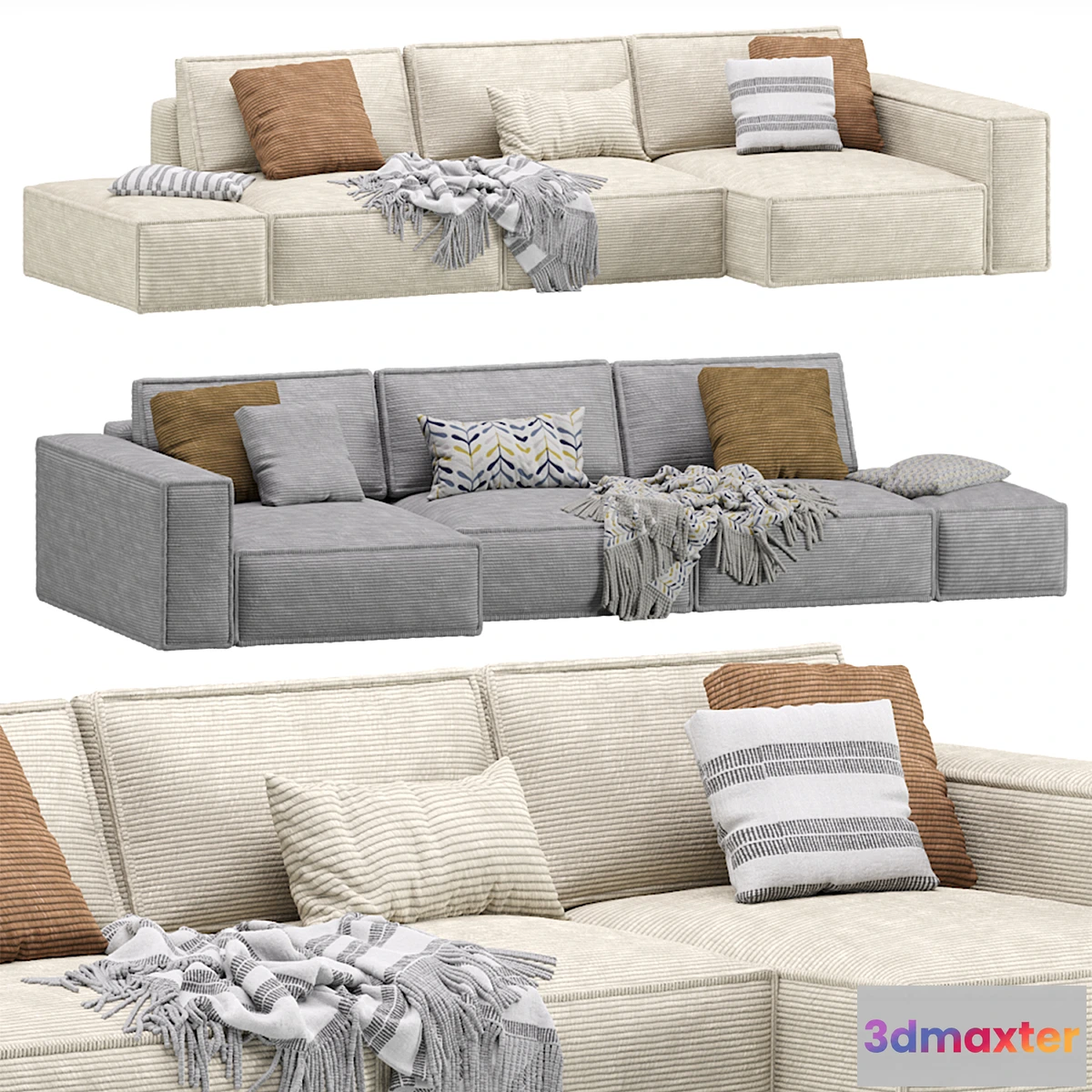 1462482 - Modular Sofa Eten 2 Vertical Mix 3D Max