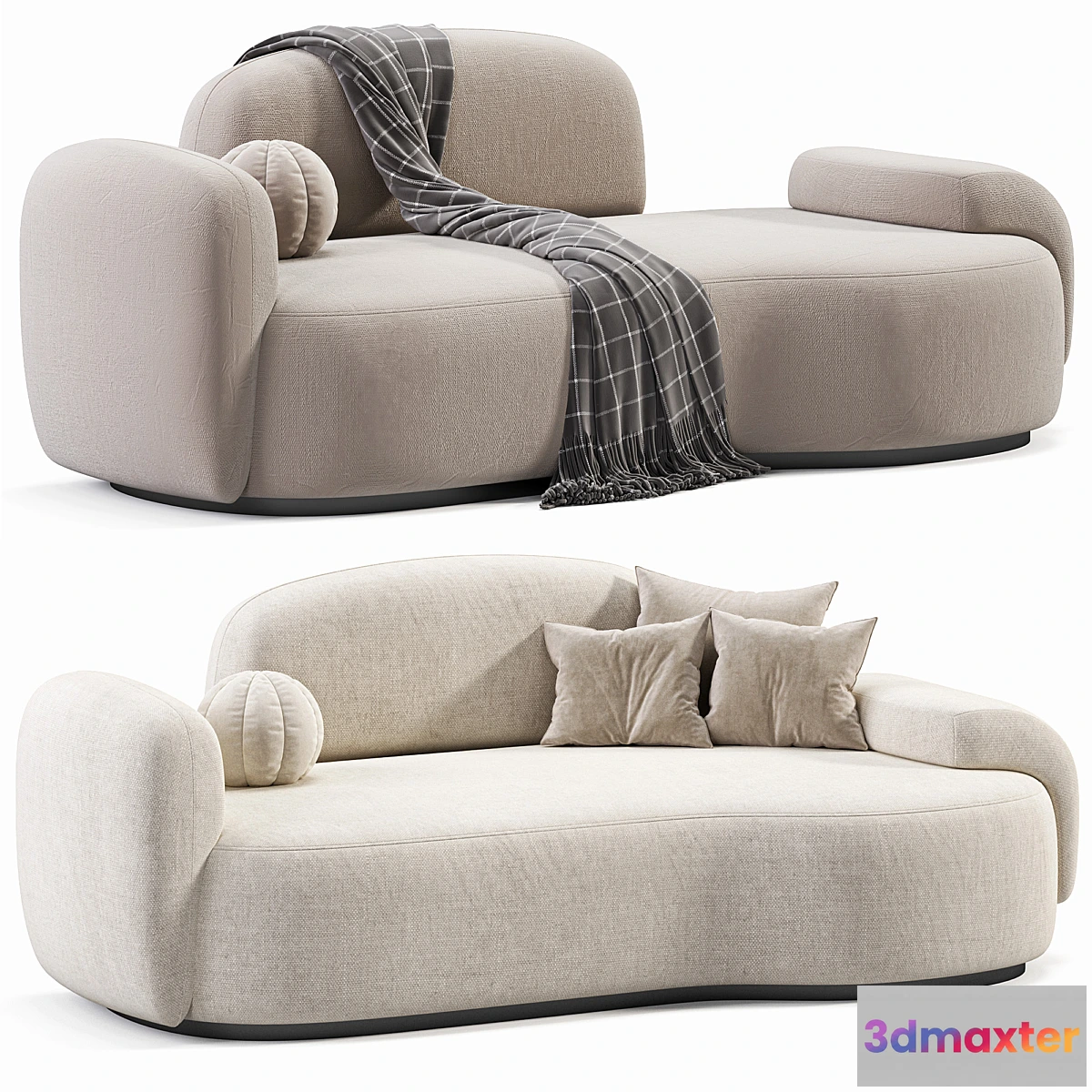 1462510 - Greenapple Sofa Unfinished Sofa 3D Max