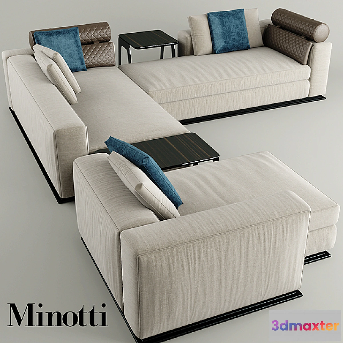 1462570 - Corner Sofa minotti leonard 3D Max