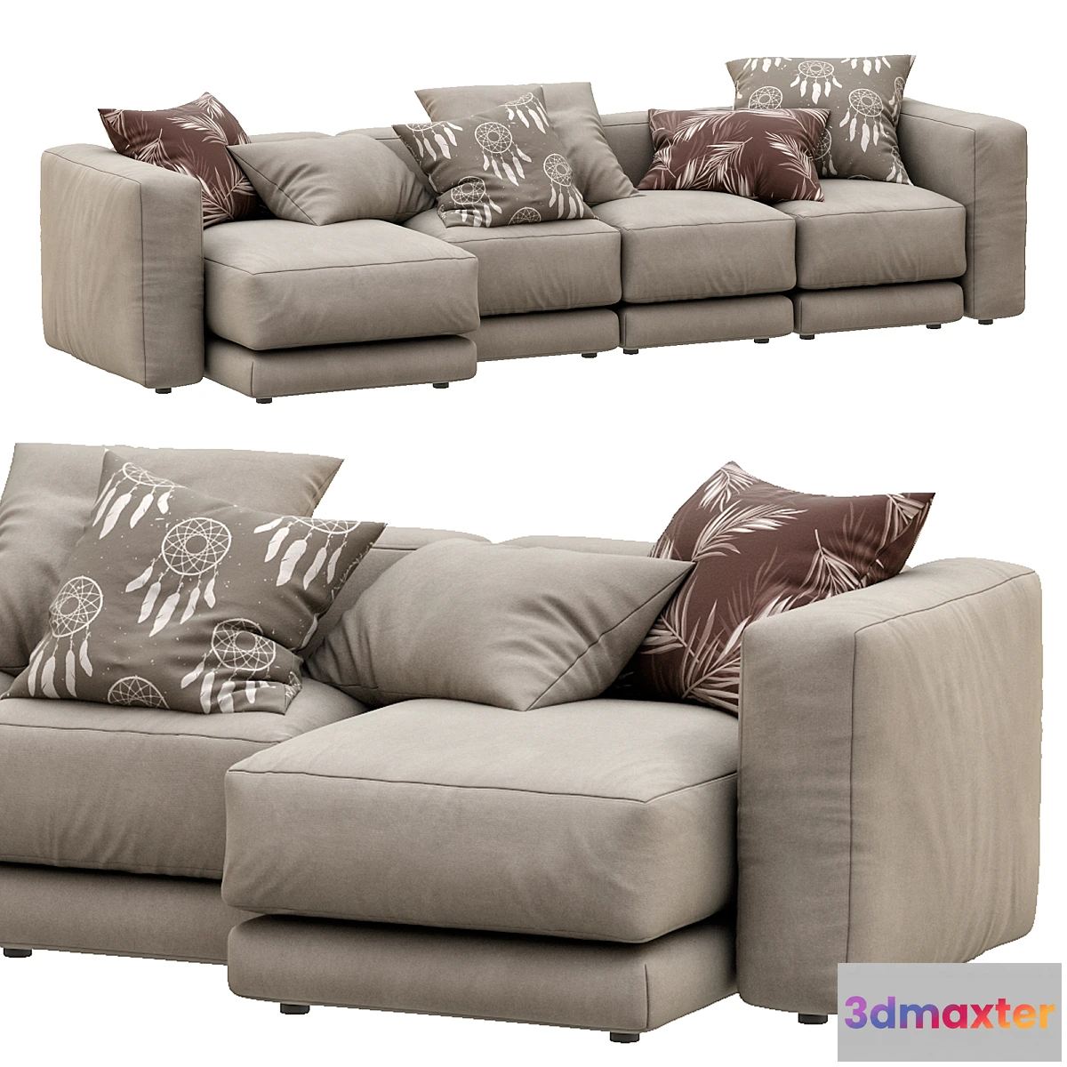 1462696 - Sofa Lewis By Montauksofa 3D Max