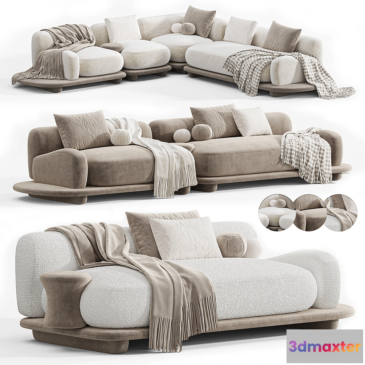 1462950 - Busnelli Grumetto Sofa 01 Composition 3D Max