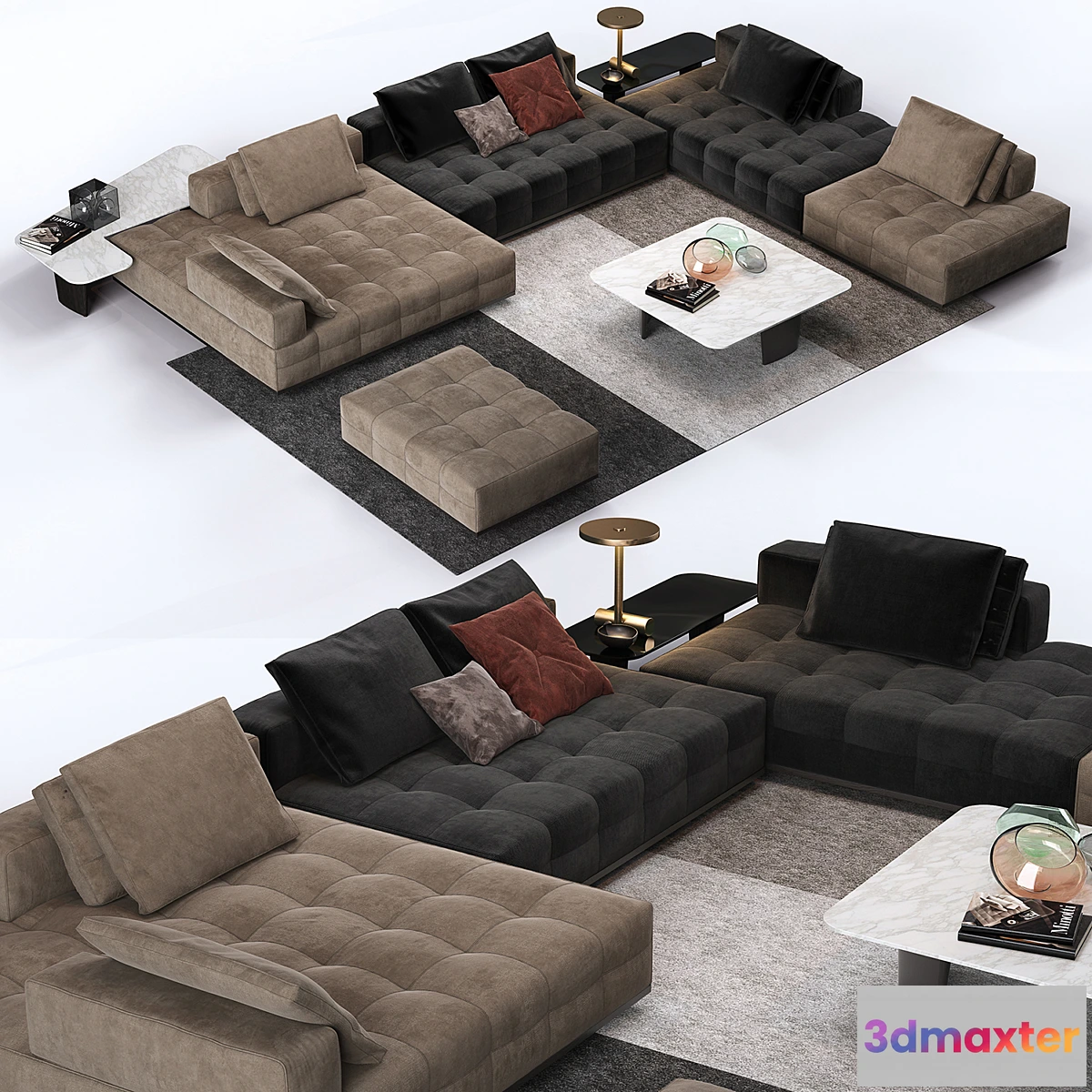 1463136 - Minotti Lawrence Clan 3D Max