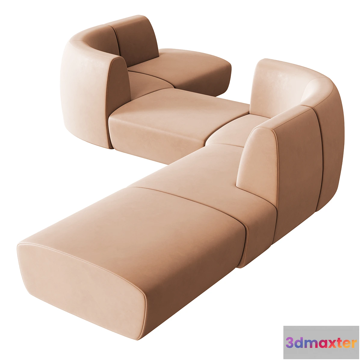 1463252 - Stellar Works - Infinity Sofa Option3 3D Max