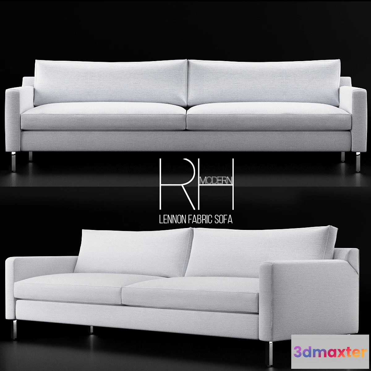 1463376 - RH-LENNON FABRIC SOFA 3D Max