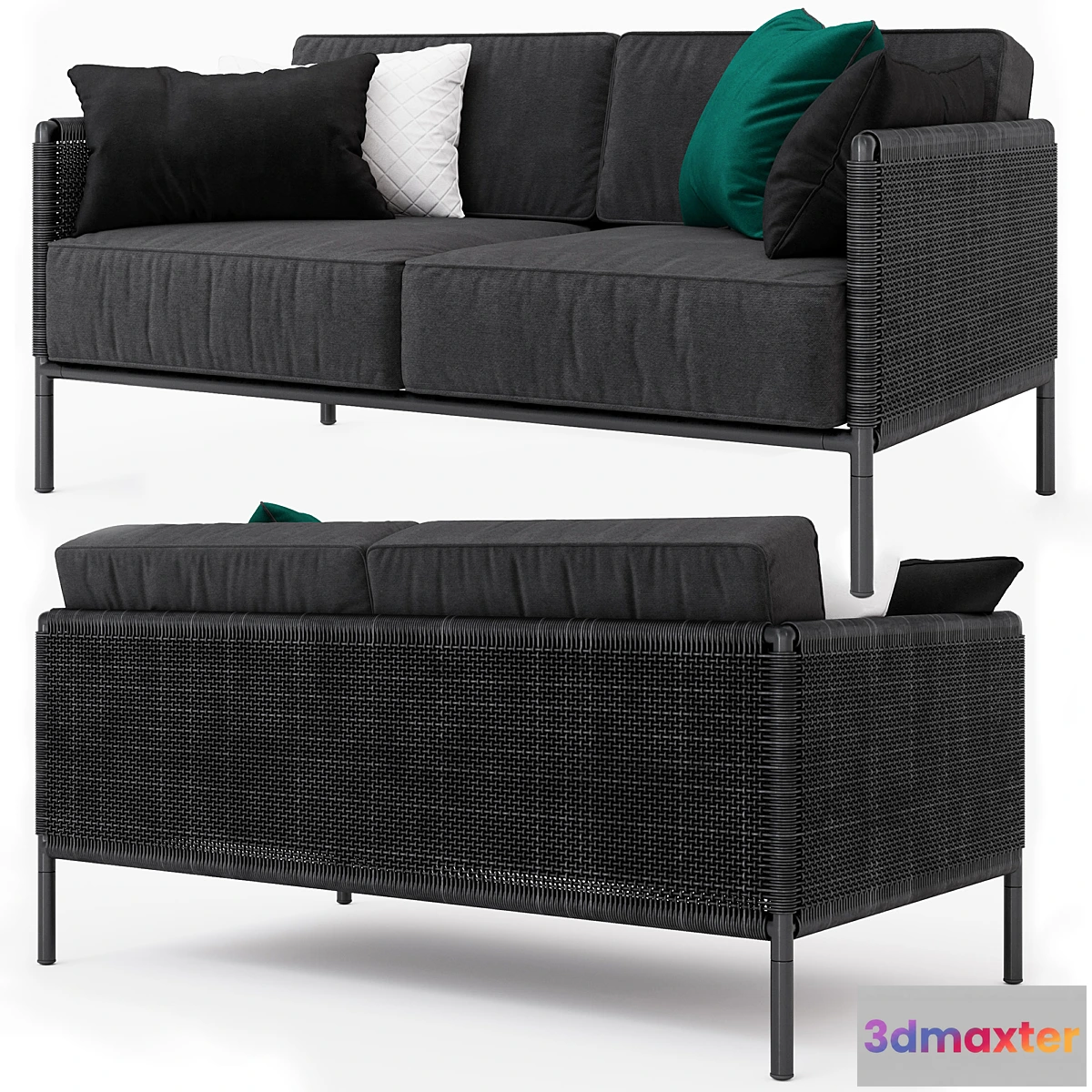 1463402 - Encore Modern Garden 2-seater sofa 3D Max