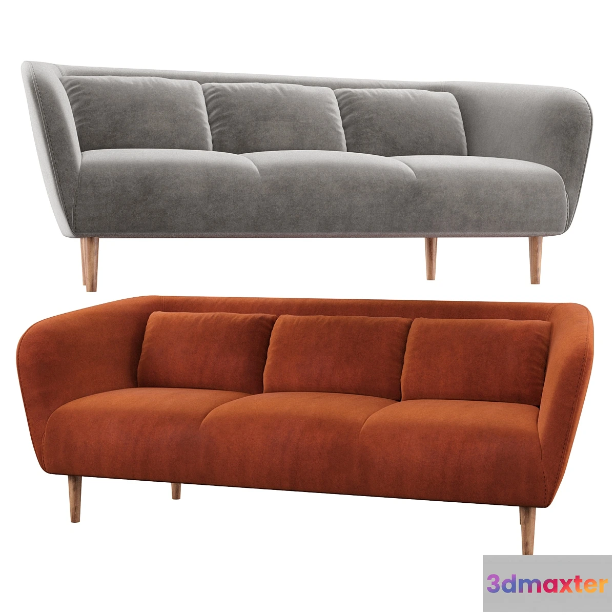 1463464 - Cecillia Chesterfield Sofa 3D Max