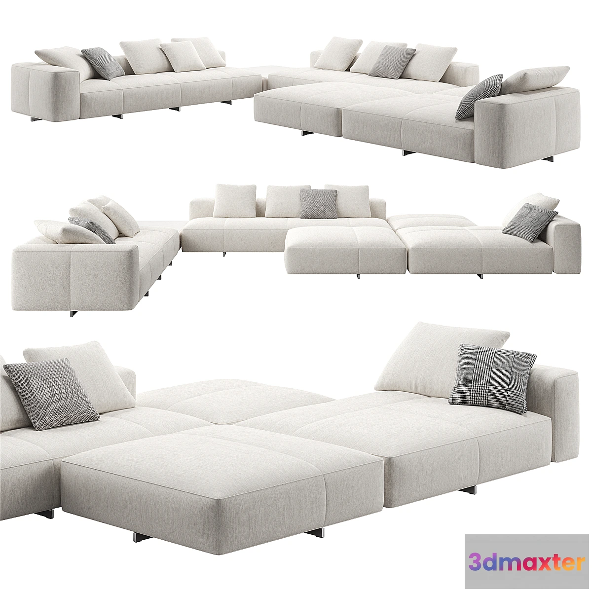 1463730 - Yves Sofa 012 by Minotti 3D Max