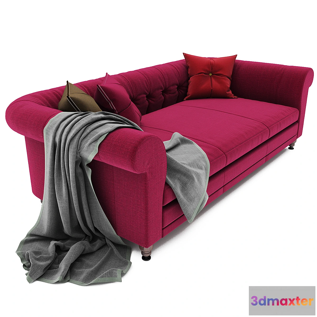1464666 - DE PADOVACHESTERFIELDTufted sofa 3D Max