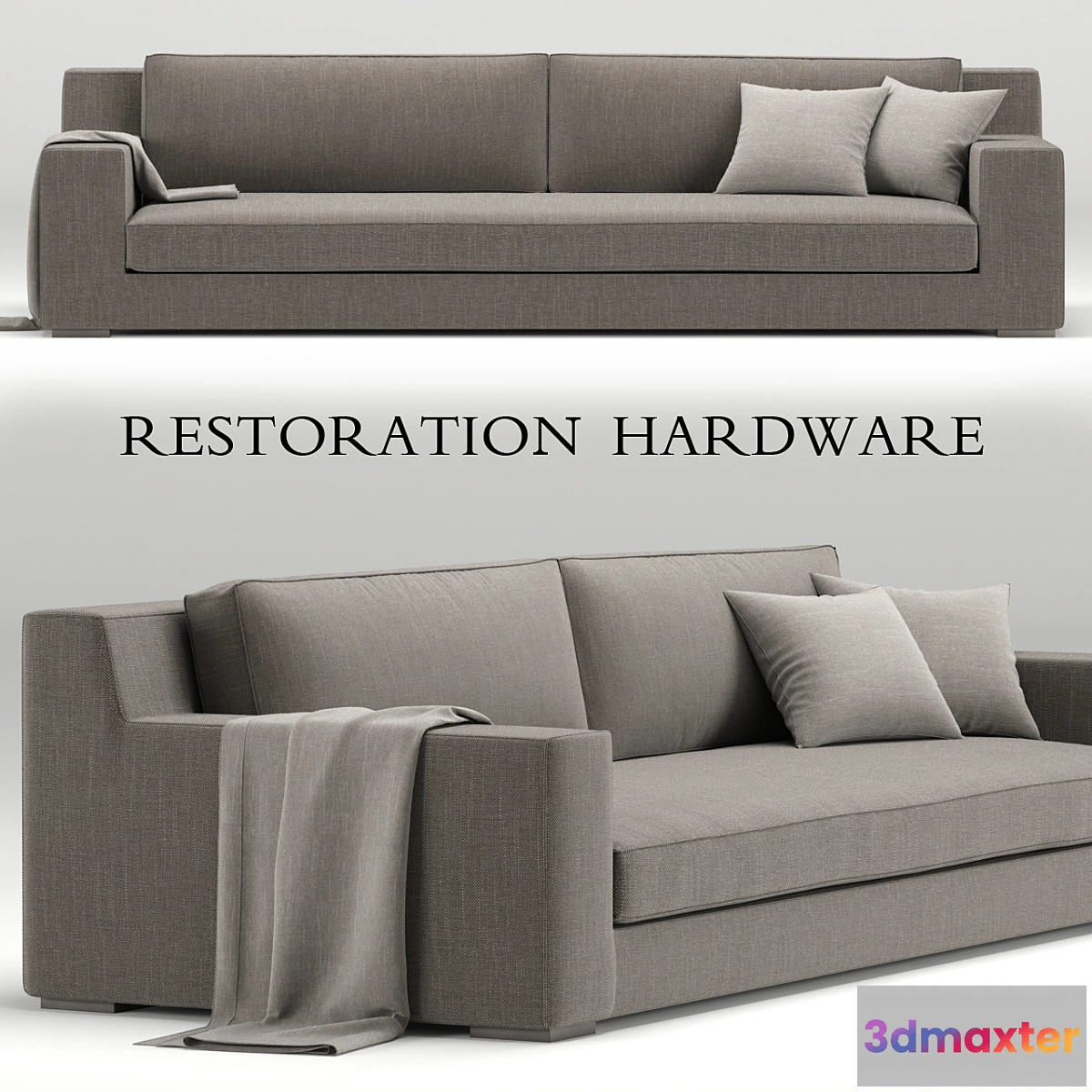 1464894 - RH Modern Modena sofa 3D Max