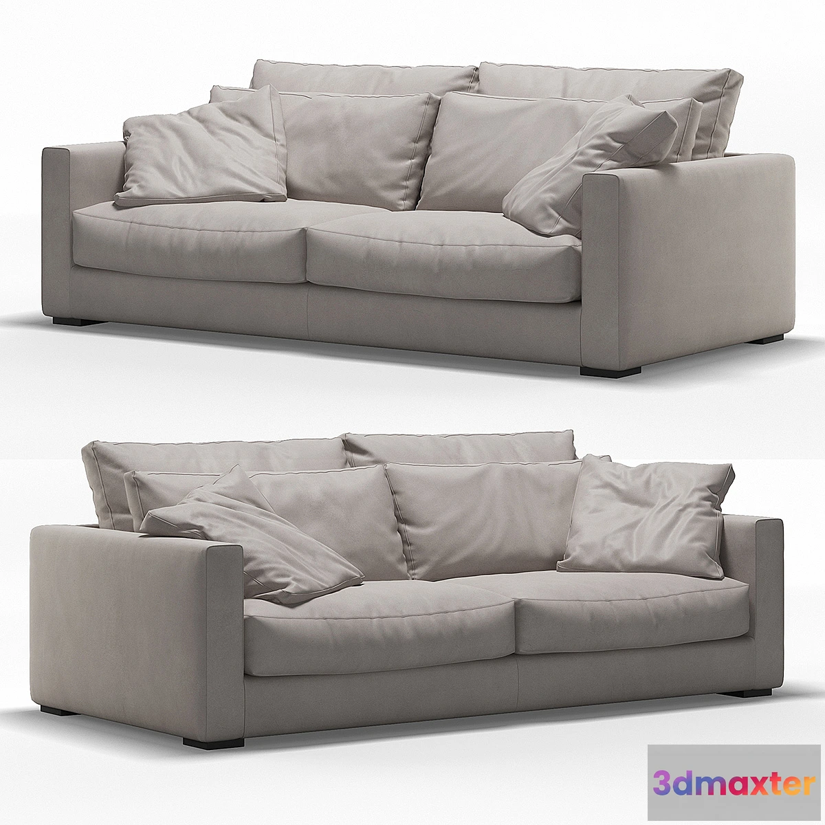 1465078 - Linteloo Mauro 2 Seater Sofa 3D Max