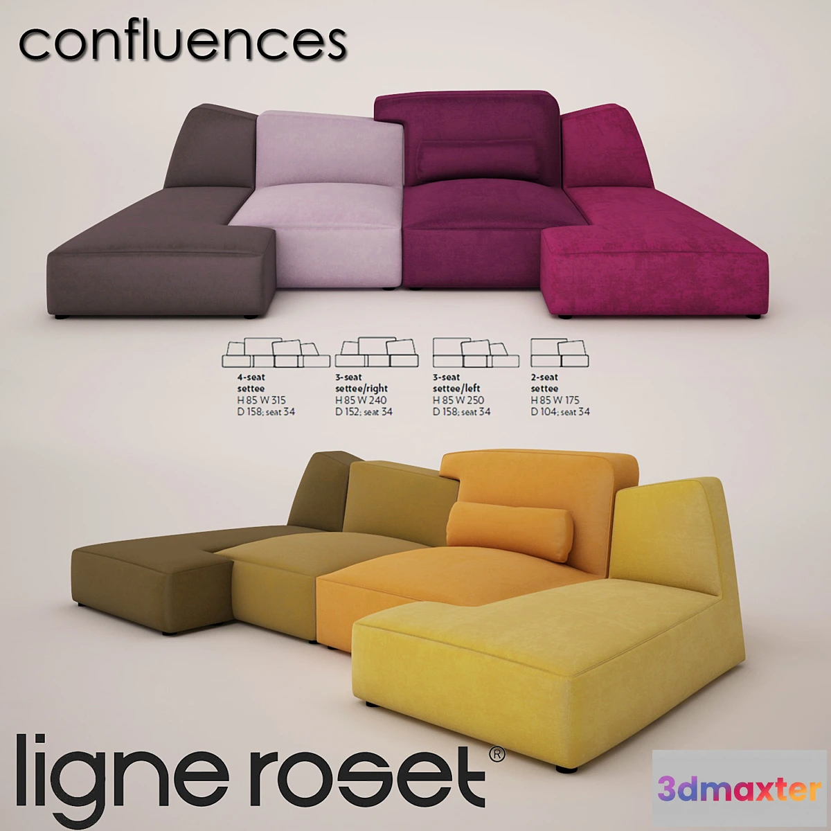 1465596 - ligne roset confluences 3D Max