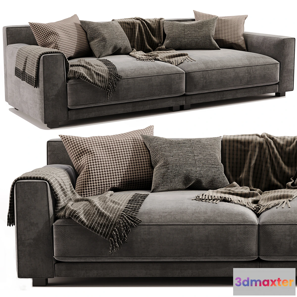 1466028 - Jesse Daniel Chaise 2 Seater Sofa 3D Max