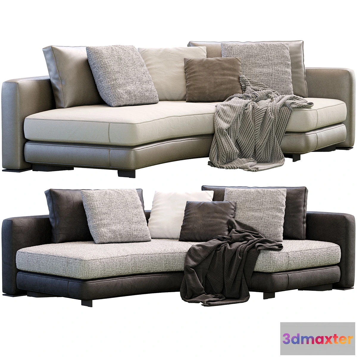 1467020 - Sofa Daniels By Minotti 3D Max