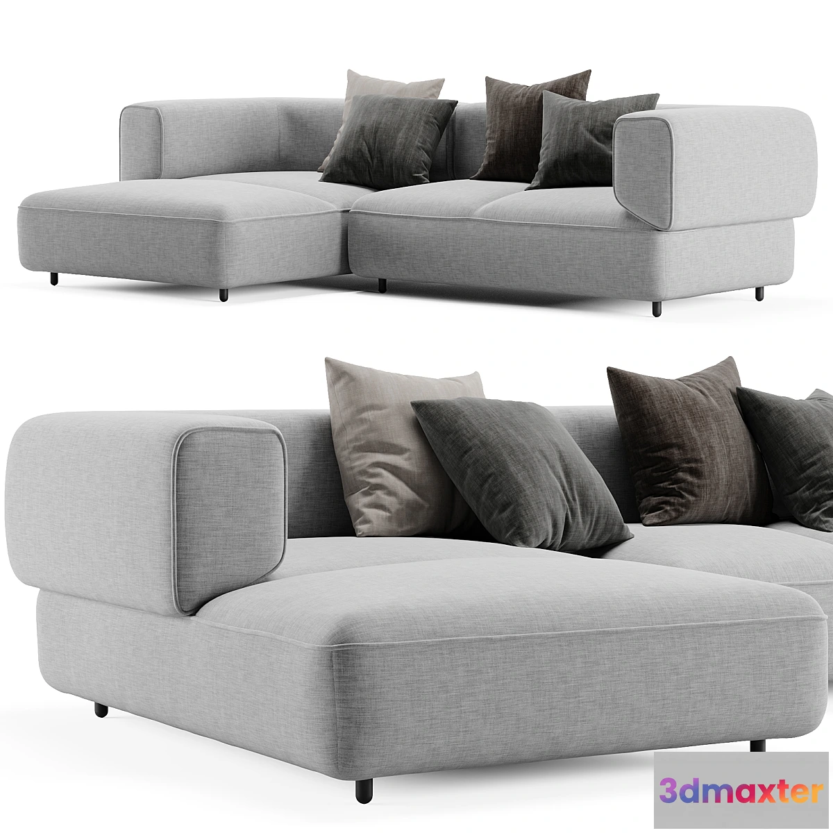 1467468 - Wendelbo poff sofa 3D Max