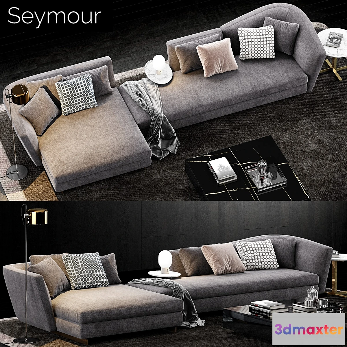 1467494 - Minotti Seymour Sofa 2 3D Max