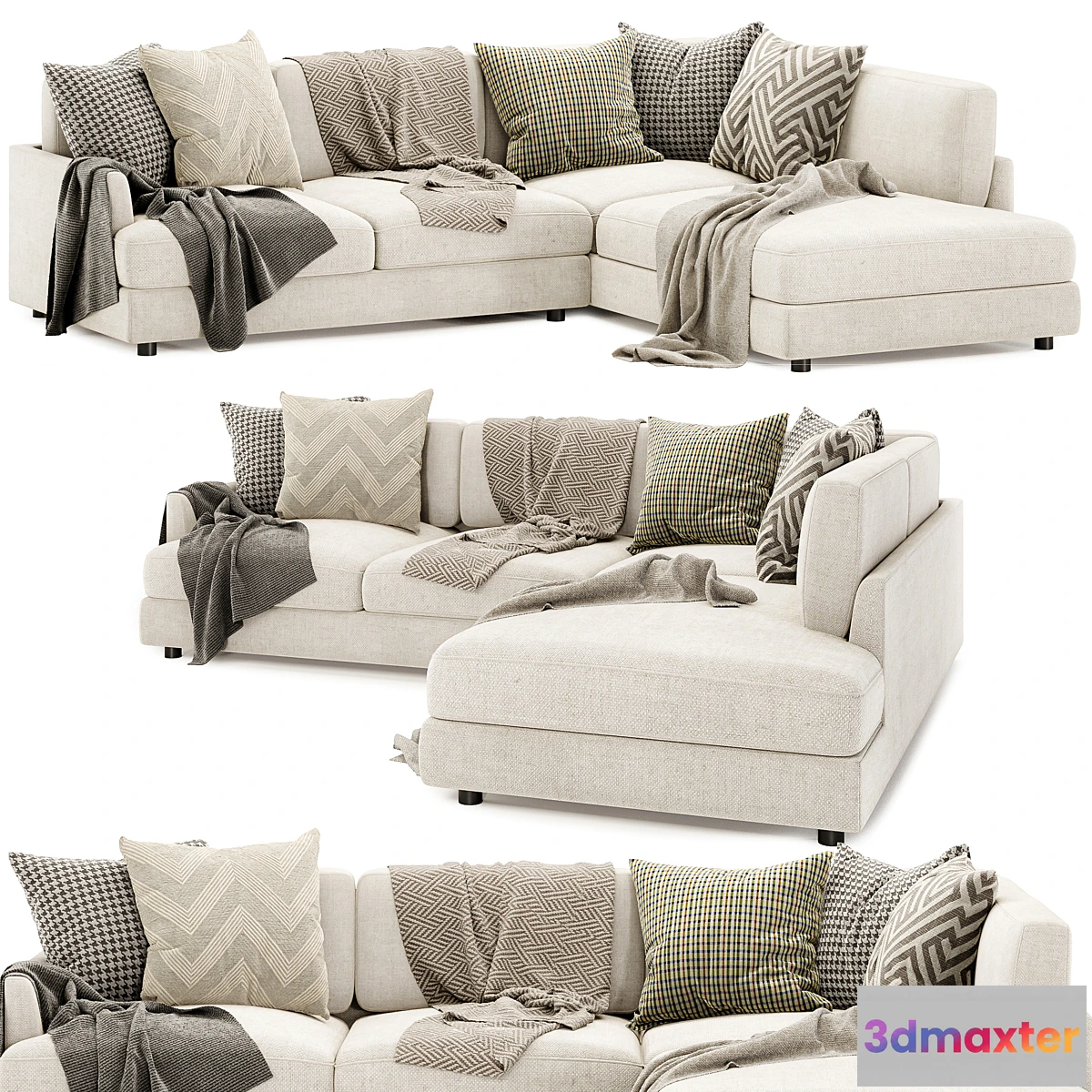 1467642 - Temple Corner Chaise sofa 3D Max