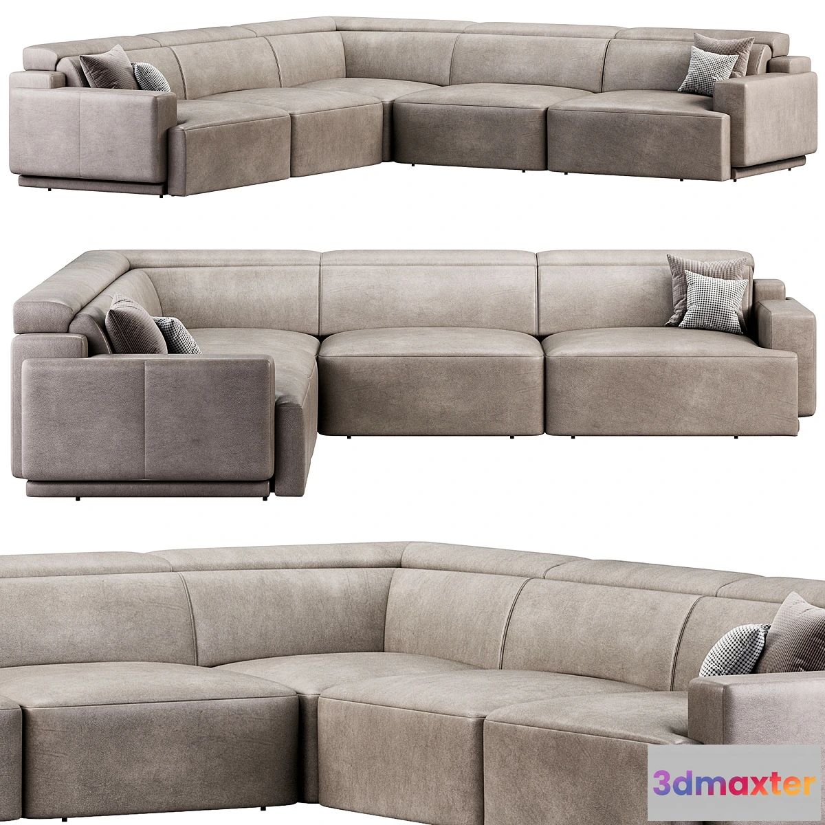 1467662 - Iago Modular corner Sofa by Natuzzi 3D Max