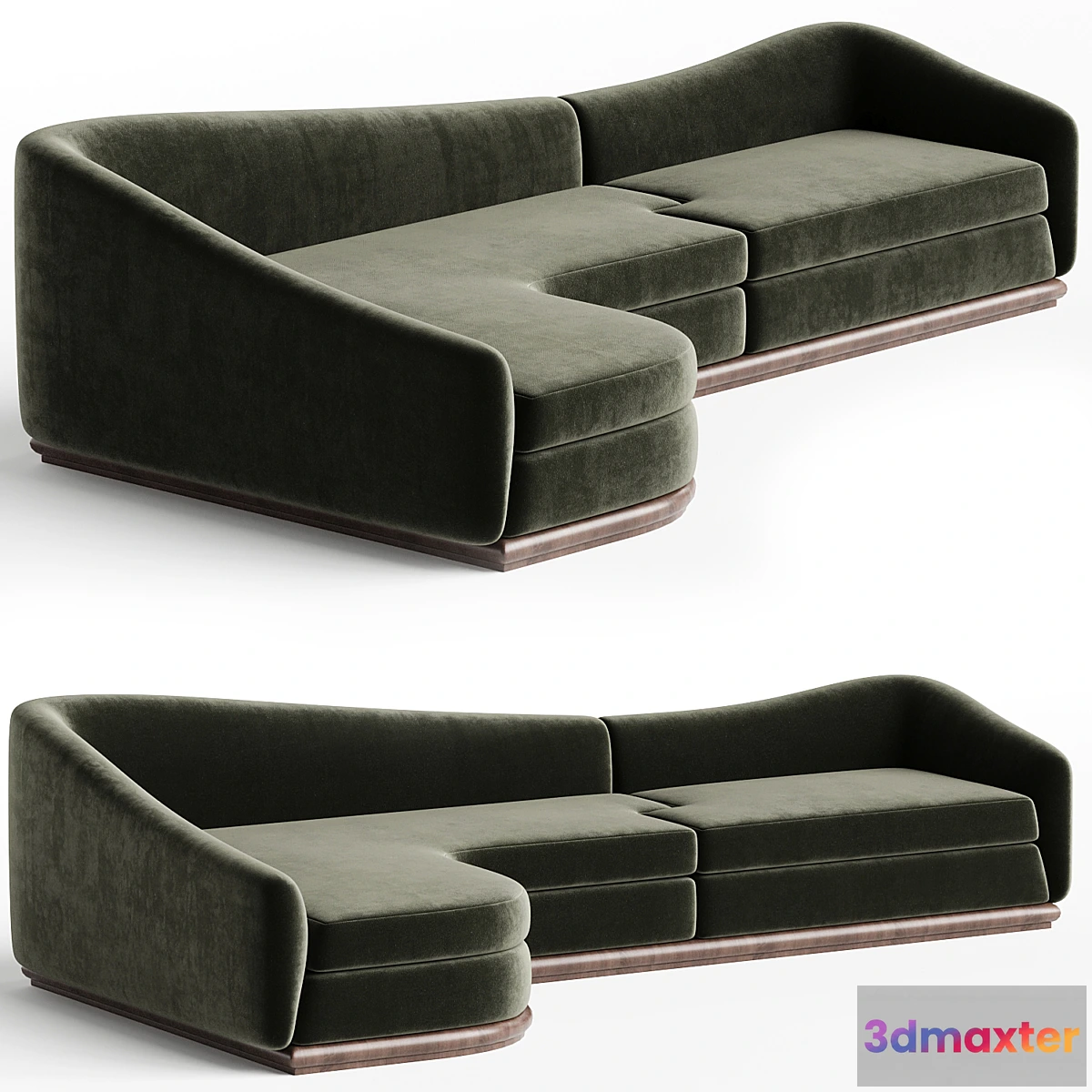 1468342 - Charles Zana Guillaume Sofa 3D Max