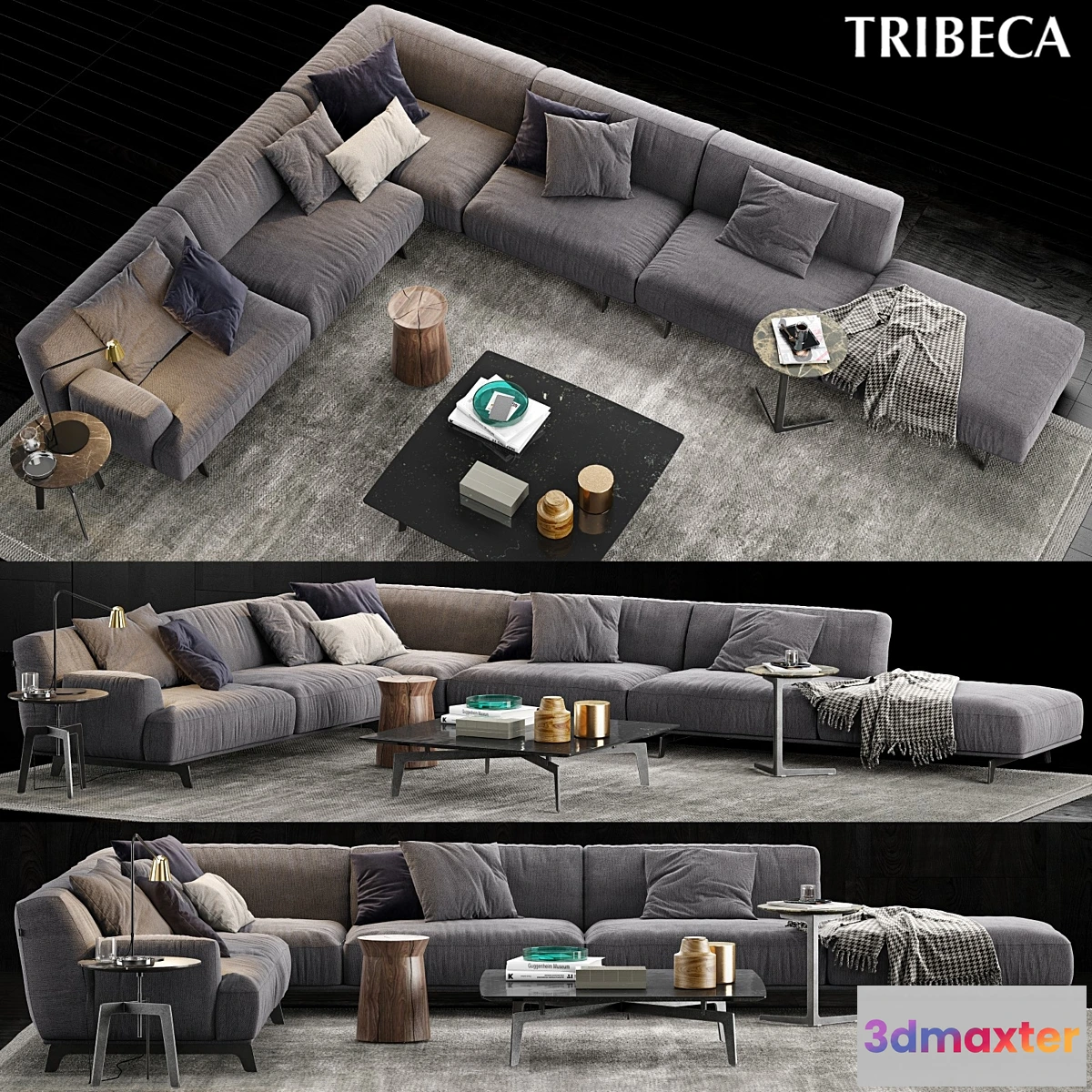 1468482 - Poliform Tribeca Sofa 2 3D Max