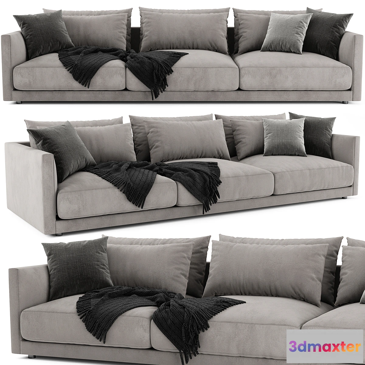 1469390 - Poliform bristol 3 seats 3D Max