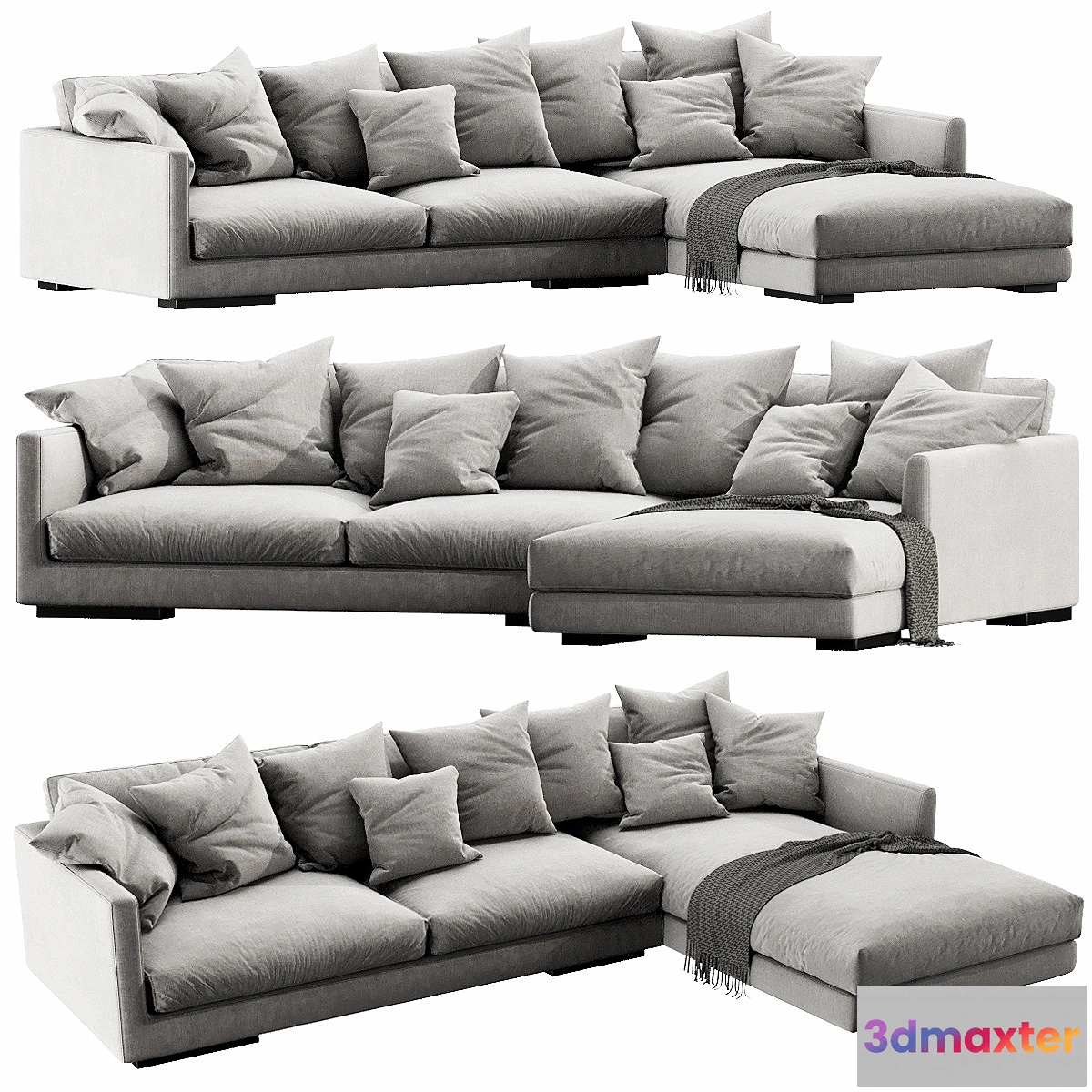1469394 - Flexform Magnum Chaise Lounge 3D Max