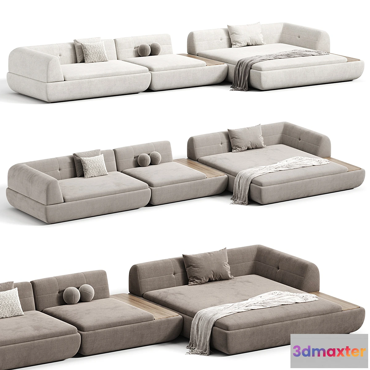 1469998 - Supermoon Sofa by Minotti 3D Max