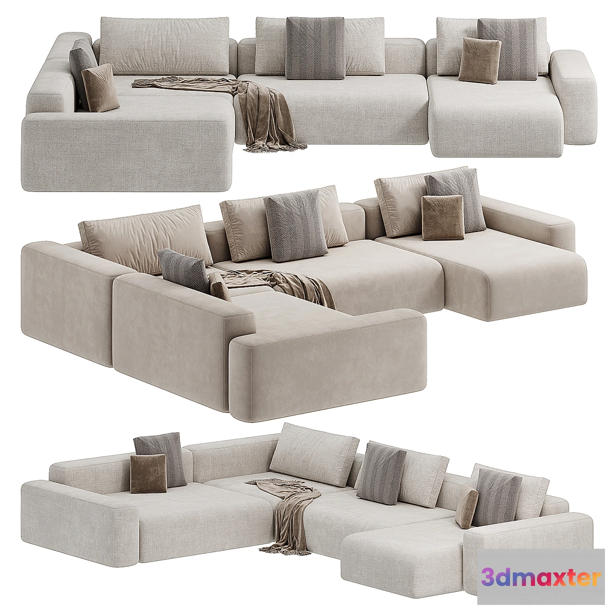 1470266 - Flavio Linia Contempo Sofa 2 3D Max