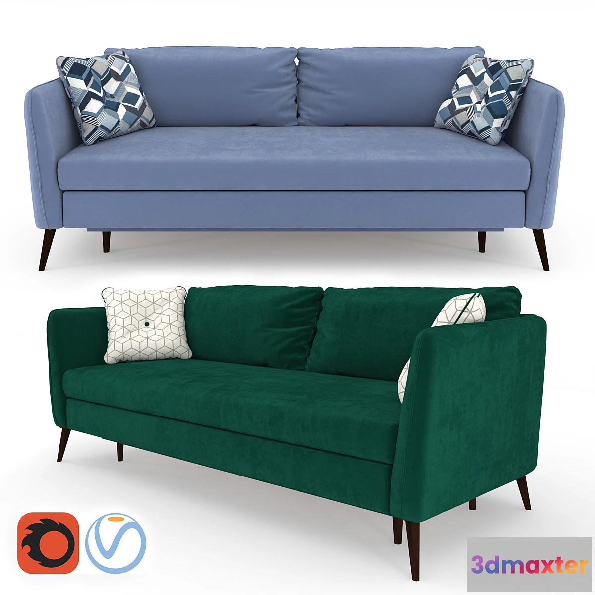 1470430 - Sofa bed “Alicante”. Hoff 3D Max