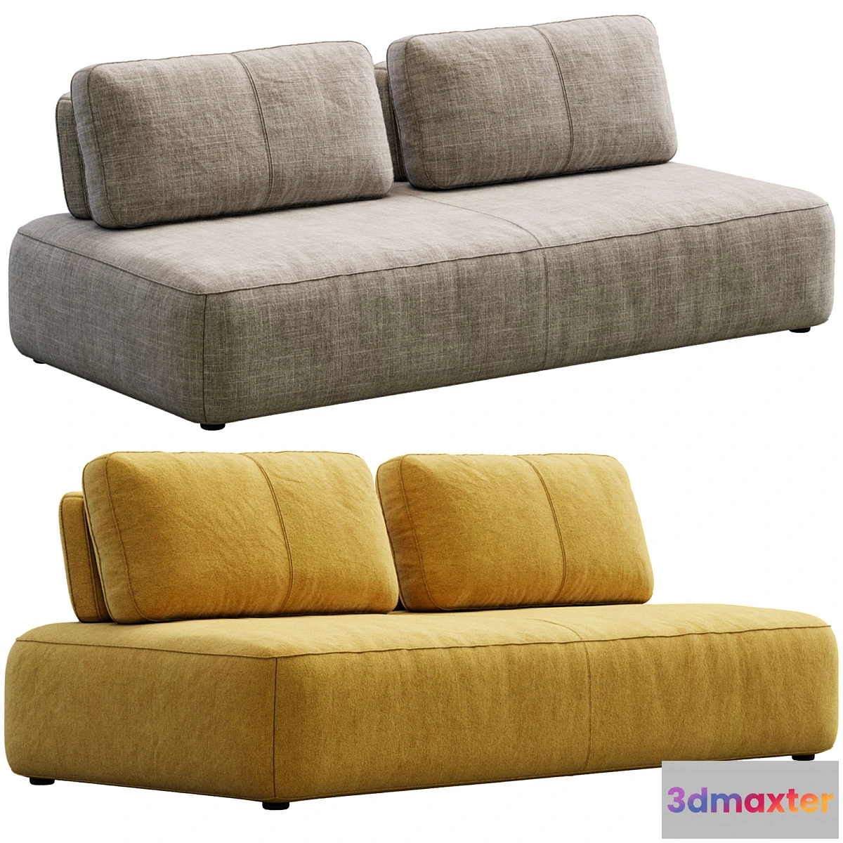 1470862 - Sofa Puff By In Mood 3D Max
