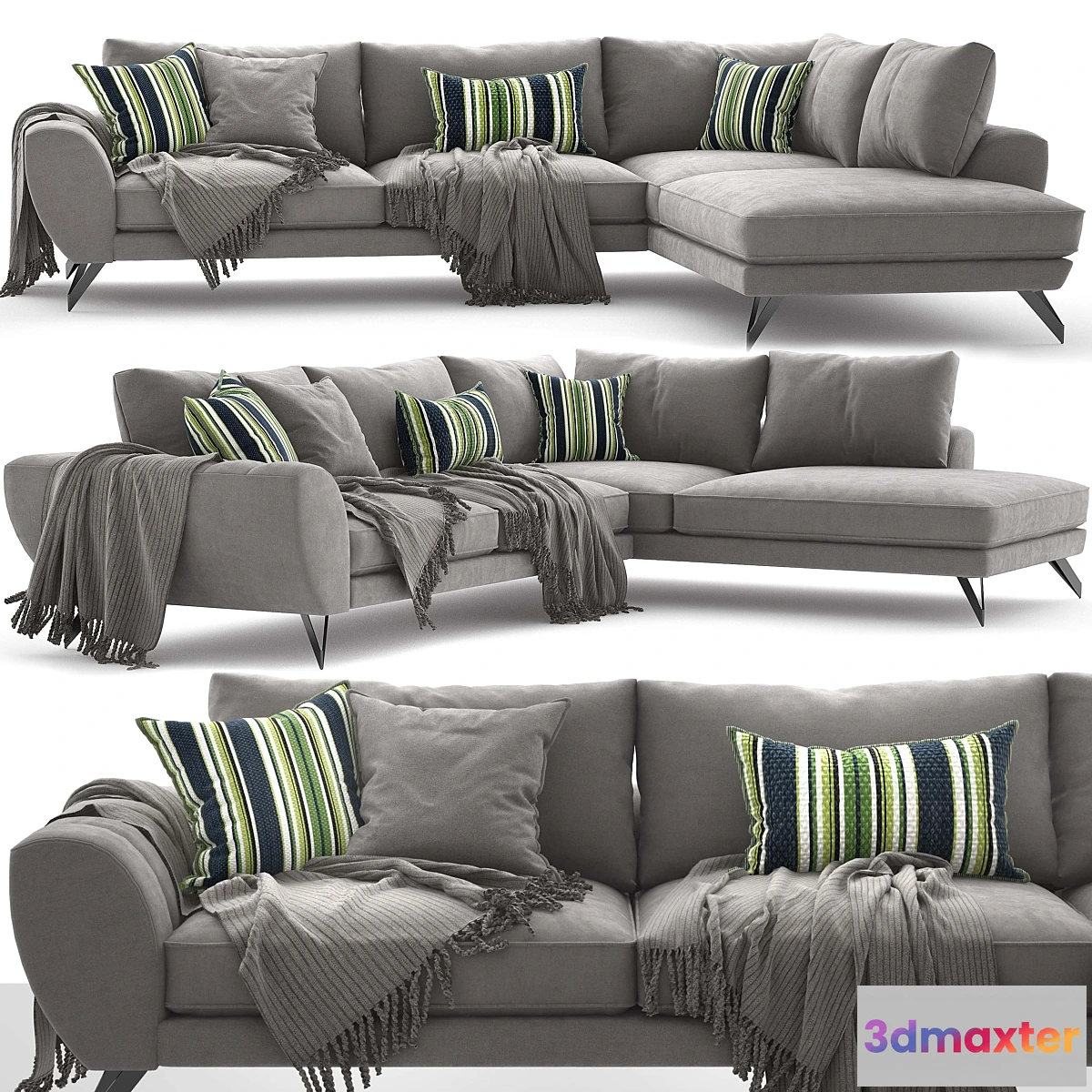 1471096 - Roche Bobois_CARACTERE CORNER COMPOSITION_Sacha Lakic 3D Max