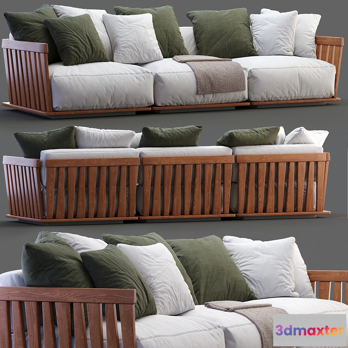 1471278 - Flexform Sofa ZANTE 3D Max