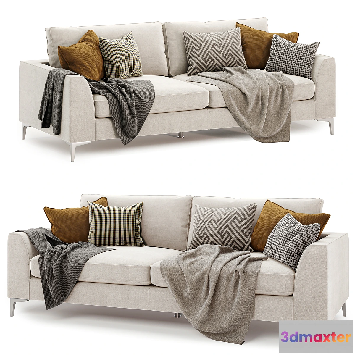 1471342 - Isla 3 seater sofa 3D Max