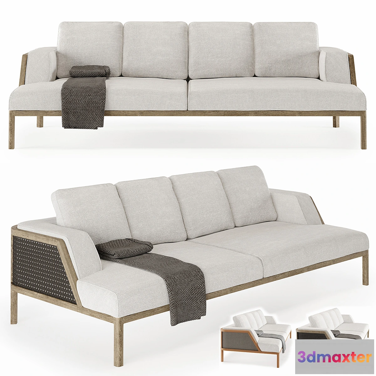 1471514 - Ethimo Grand Life XL Sofa 3D Max